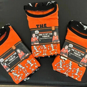 Halloween family pajamas -PJ’s set. Unisex, toddler Size: 2T, 3T & 4T.